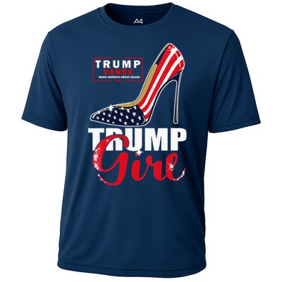 Trump Girl Donald Trump 2024 Jd Vance United States Presidential Election Cooling Performance Crew T-Shirt