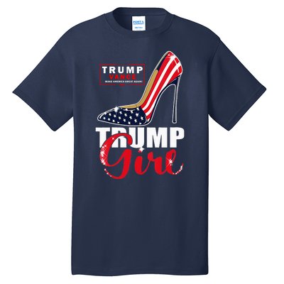 Trump Girl Donald Trump 2024 Jd Vance United States Presidential Election Tall T-Shirt