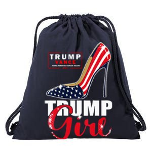 Trump Girl Donald Trump 2024 Jd Vance United States Presidential Election Drawstring Bag