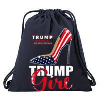 Trump Girl Donald Trump 2024 Jd Vance United States Presidential Election Drawstring Bag