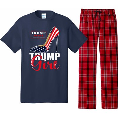 Trump Girl Donald Trump 2024 Jd Vance United States Presidential Election Pajama Set