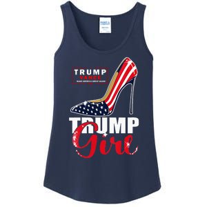 Trump Girl Donald Trump 2024 Jd Vance United States Presidential Election Ladies Essential Tank