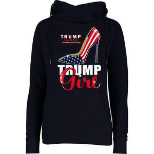 Trump Girl Donald Trump 2024 Jd Vance United States Presidential Election Womens Funnel Neck Pullover Hood