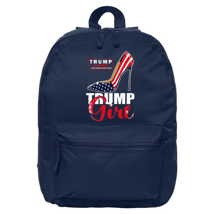 Trump Girl Donald Trump 2024 Jd Vance United States Presidential Election 16 in Basic Backpack