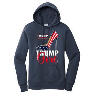 Trump Girl Donald Trump 2024 Jd Vance United States Presidential Election Women's Pullover Hoodie