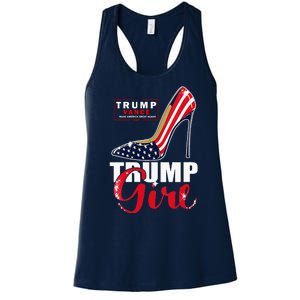 Trump Girl Donald Trump 2024 Jd Vance United States Presidential Election Women's Racerback Tank