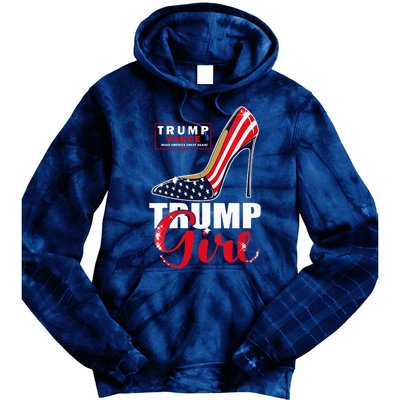 Trump Girl Donald Trump 2024 Jd Vance United States Presidential Election Tie Dye Hoodie