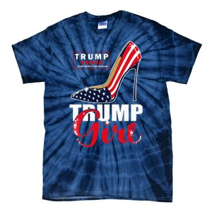 Trump Girl Donald Trump 2024 Jd Vance United States Presidential Election Tie-Dye T-Shirt