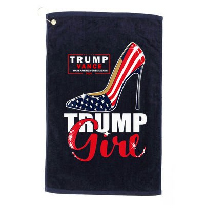 Trump Girl Donald Trump 2024 Jd Vance United States Presidential Election Golf Towel