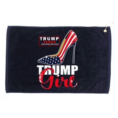 Trump Girl Donald Trump 2024 Jd Vance United States Presidential Election Grommeted Golf Towel