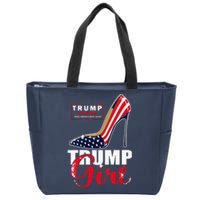 Trump Girl Donald Trump 2024 Jd Vance United States Presidential Election Zip Tote Bag