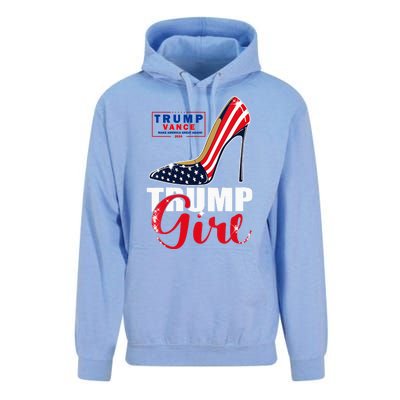 Trump Girl Donald Trump 2024 Jd Vance United States Presidential Election Unisex Surf Hoodie