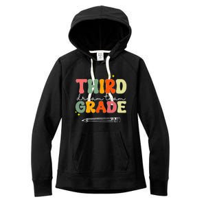 Third Grade Dream Team Teacher Appreciation Back To School Women's Fleece Hoodie