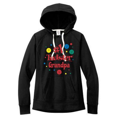 Twister Grandparents Day #1 Grandpa Gift Women's Fleece Hoodie