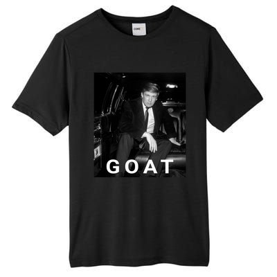 Trump Goat Donald Trump 2024 Gift Tall Fusion ChromaSoft Performance T-Shirt