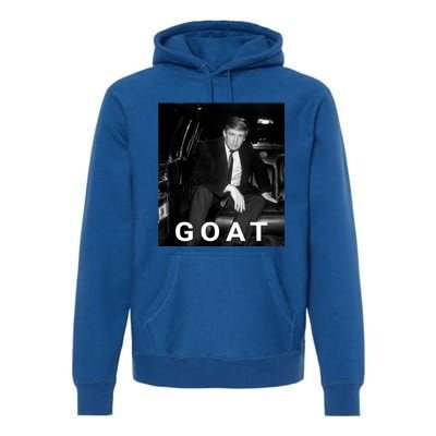 Trump Goat Donald Trump 2024 Gift Premium Hoodie