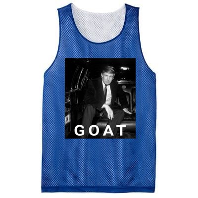 Trump Goat Donald Trump 2024 Gift Mesh Reversible Basketball Jersey Tank