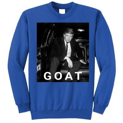 Trump Goat Donald Trump 2024 Gift Tall Sweatshirt