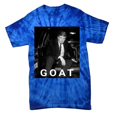 Trump Goat Donald Trump 2024 Gift Tie-Dye T-Shirt