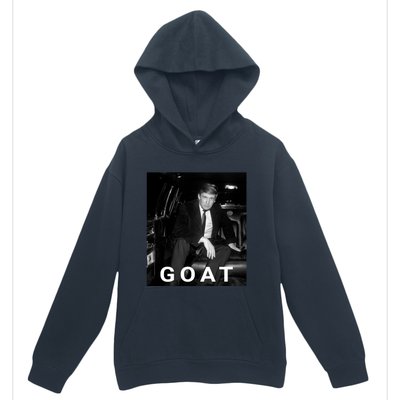 Trump Goat Donald Trump 2024 Gift Urban Pullover Hoodie