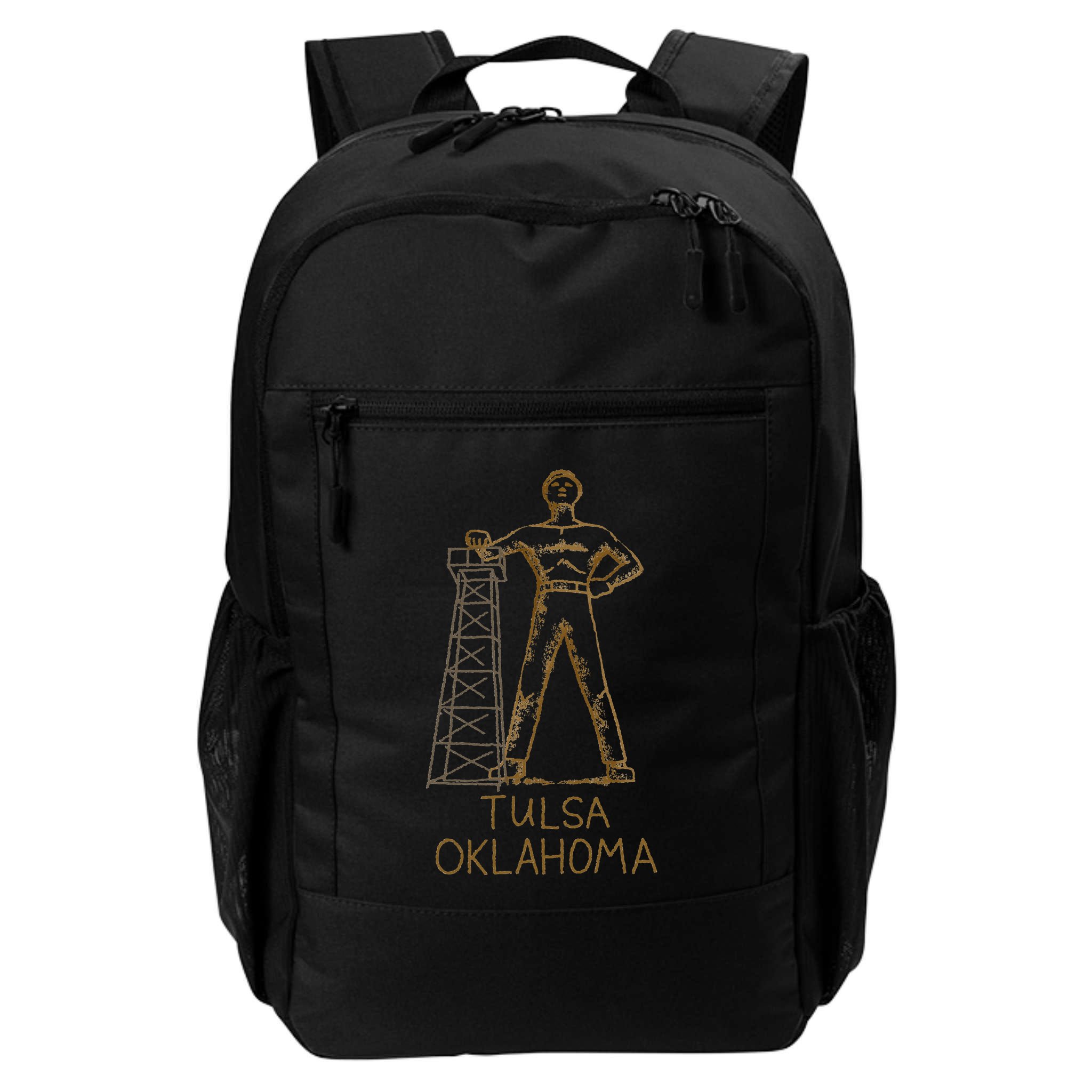 Tulsa Golden Driller Oklahoma Backpack