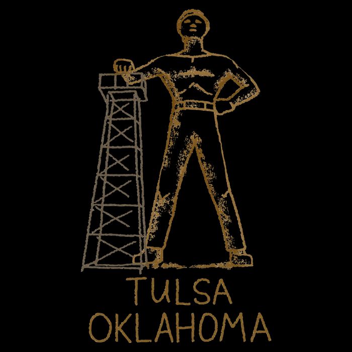 Tulsa Golden Driller Oklahoma Backpack