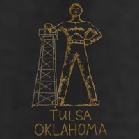 Tulsa Golden Driller Oklahoma 11oz C Handle Ceramic Mug