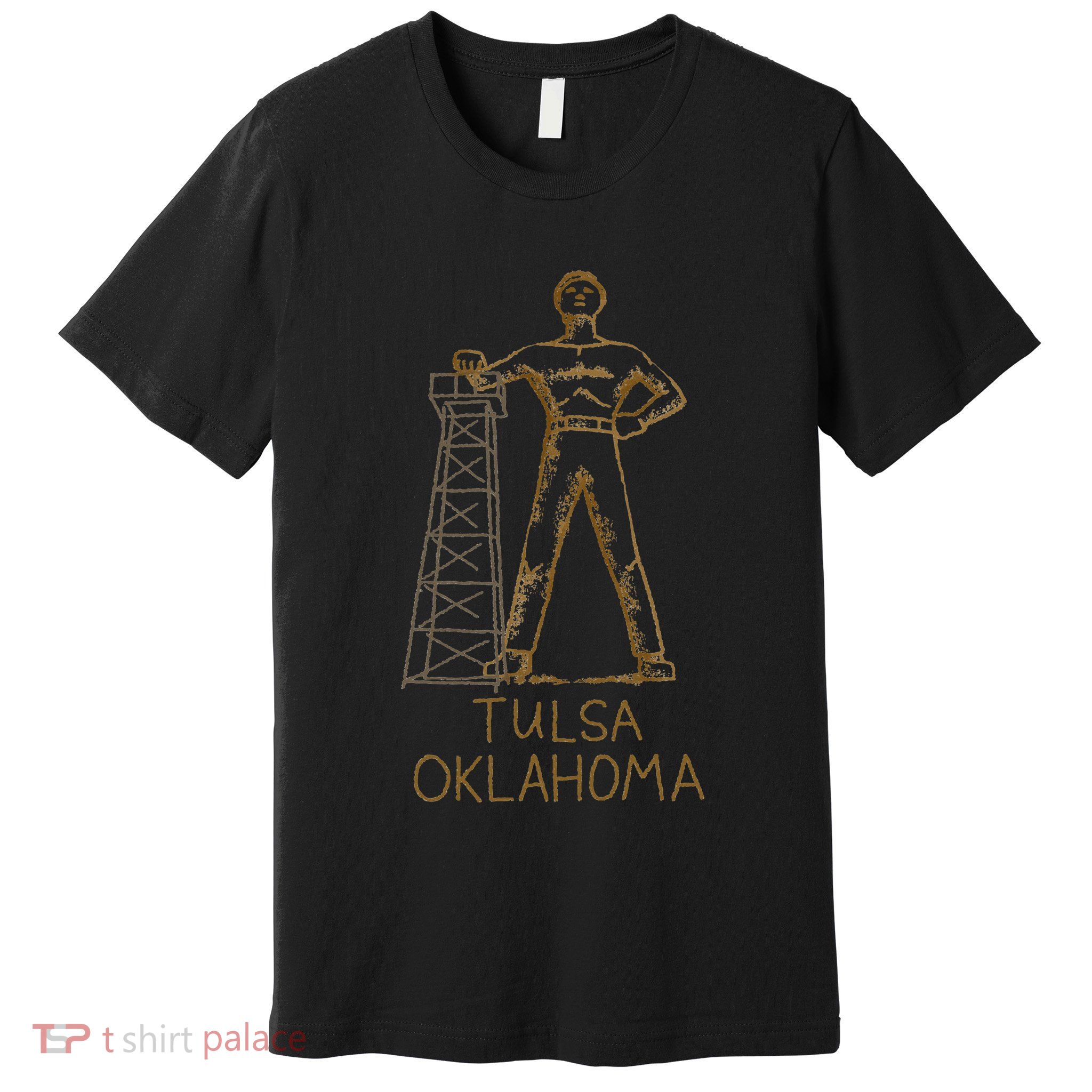 Tulsa Golden Driller Oklahoma Premium T-Shirt