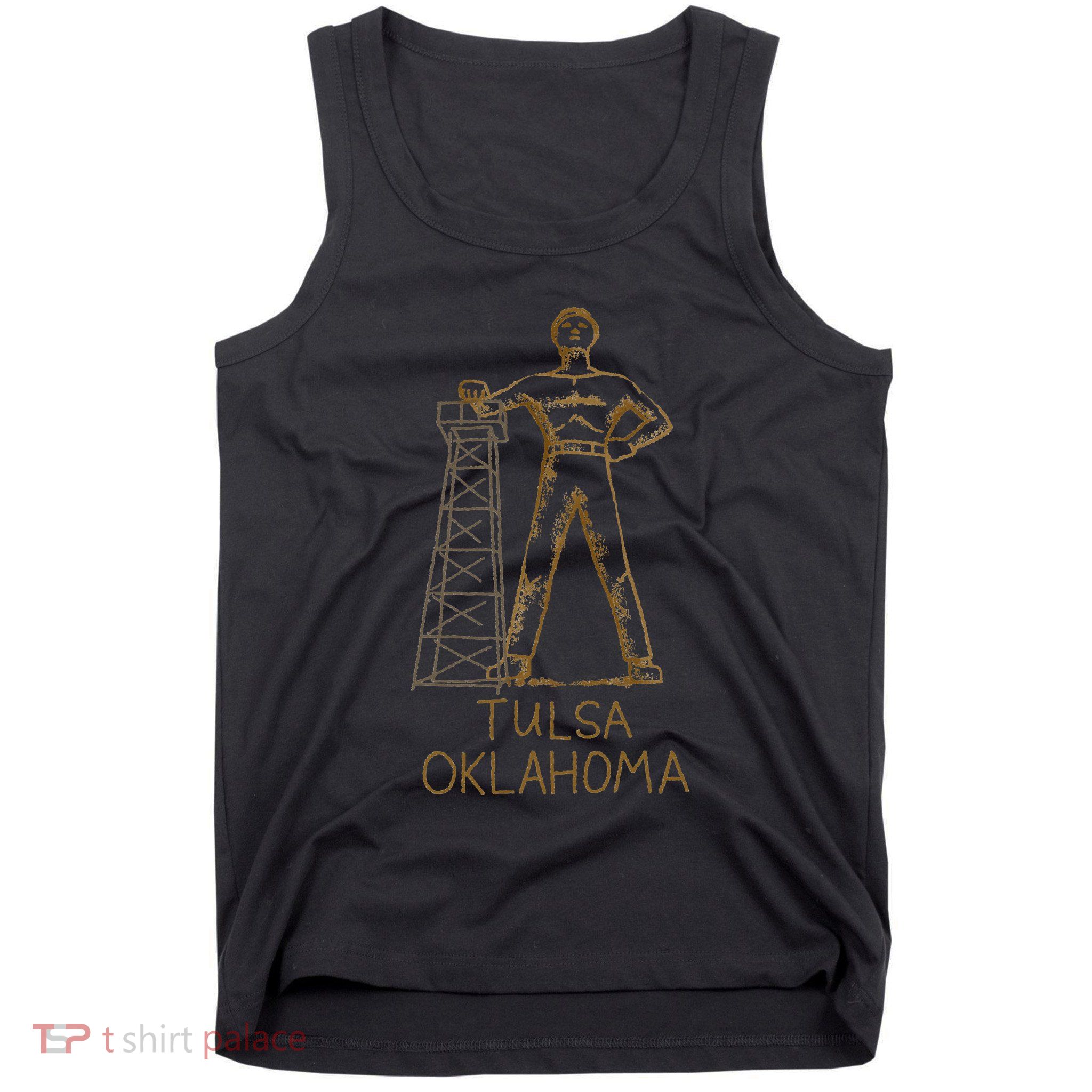Tulsa Golden Driller Oklahoma Tank Top