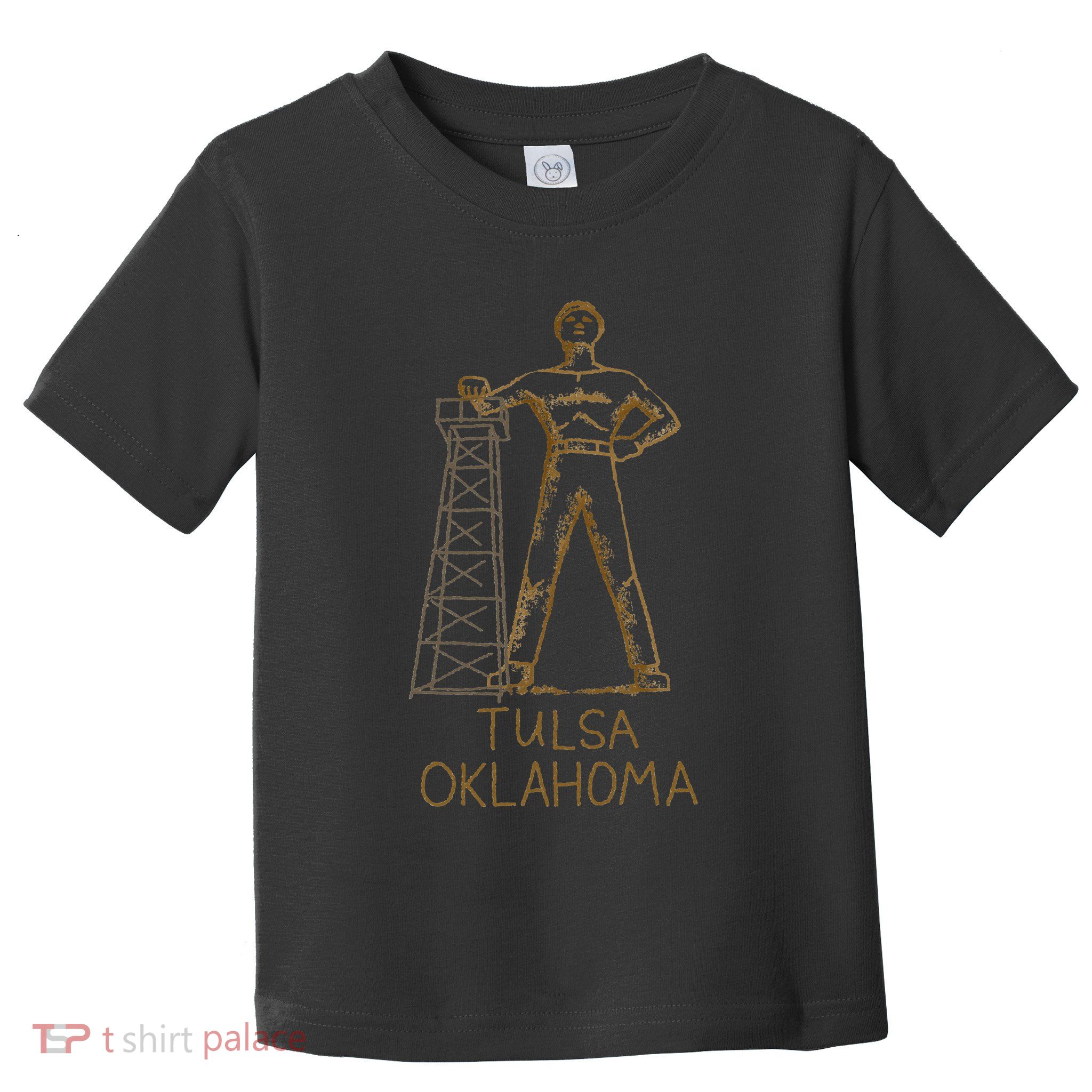 Tulsa Golden Driller Oklahoma Toddler T-Shirt