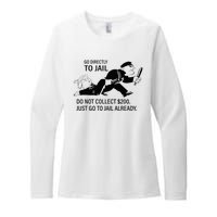 Trump Go Directly To Jail Do Not Collect $200 Womens CVC Long Sleeve Shirt