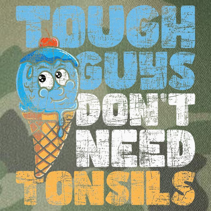 Tough Guys DonT Need Tonsils Tonsil Removal Tonsillectomy Legacy Tie Dye Trucker Hat