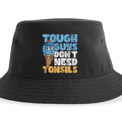 Tough Guys DonT Need Tonsils Tonsil Removal Tonsillectomy Sustainable Bucket Hat