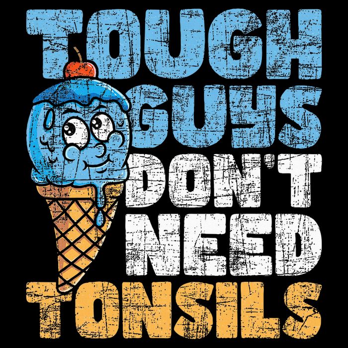 Tough Guys DonT Need Tonsils Tonsil Removal Tonsillectomy Drawstring Bag