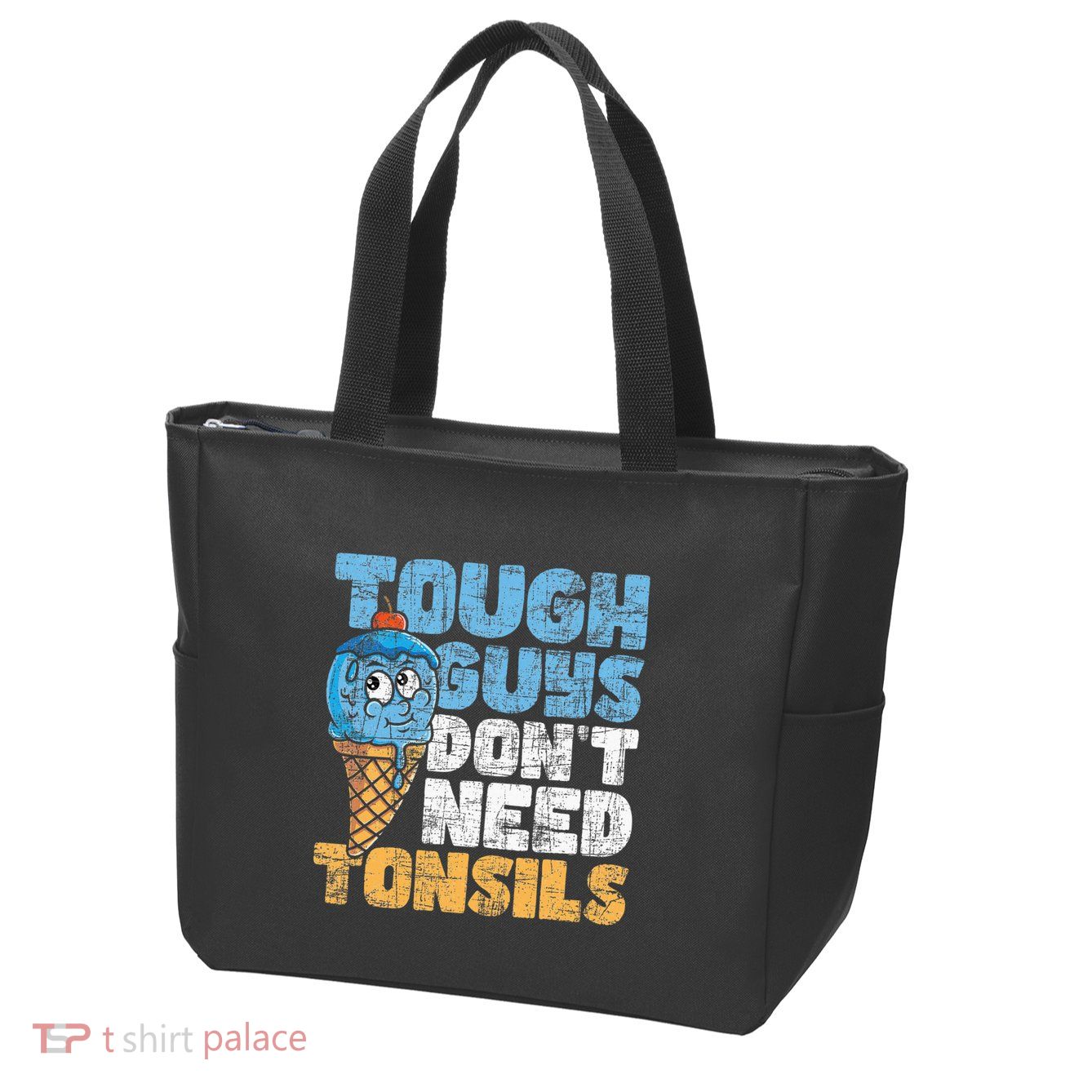 Tough Guys DonT Need Tonsils Tonsil Removal Tonsillectomy Zip Tote Bag