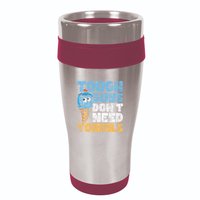 Tough Guys DonT Need Tonsils Tonsil Removal Tonsillectomy 16oz Travel Tumbler