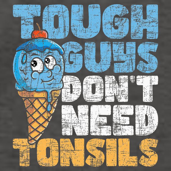 Tough Guys DonT Need Tonsils Tonsil Removal Tonsillectomy Vector Backpack