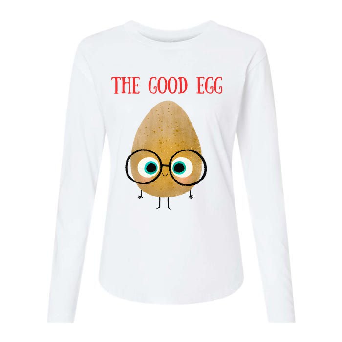 The Good Egg Womens Cotton Relaxed Long Sleeve T-Shirt