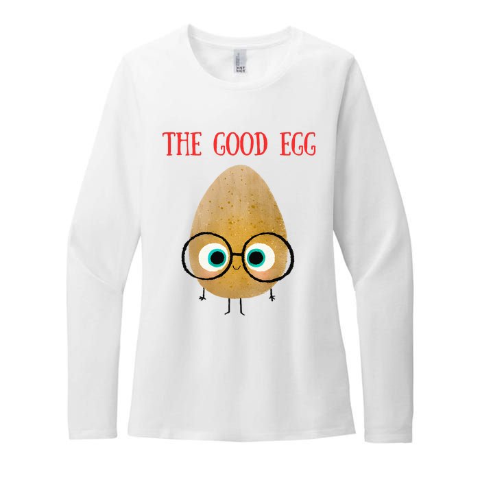 The Good Egg Womens CVC Long Sleeve Shirt