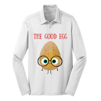 The Good Egg Silk Touch Performance Long Sleeve Polo