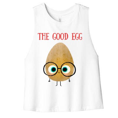 The Good Egg Women's Racerback Cropped Tank