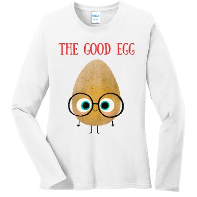 The Good Egg Ladies Long Sleeve Shirt