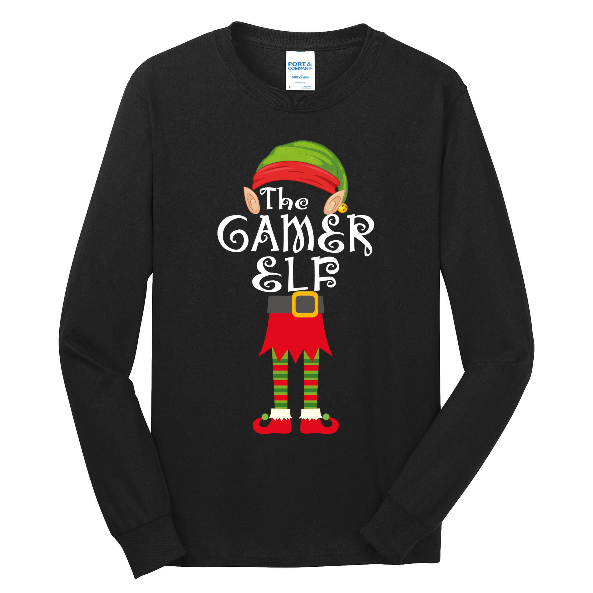 The Gamer Elf Tall Long Sleeve T-Shirt