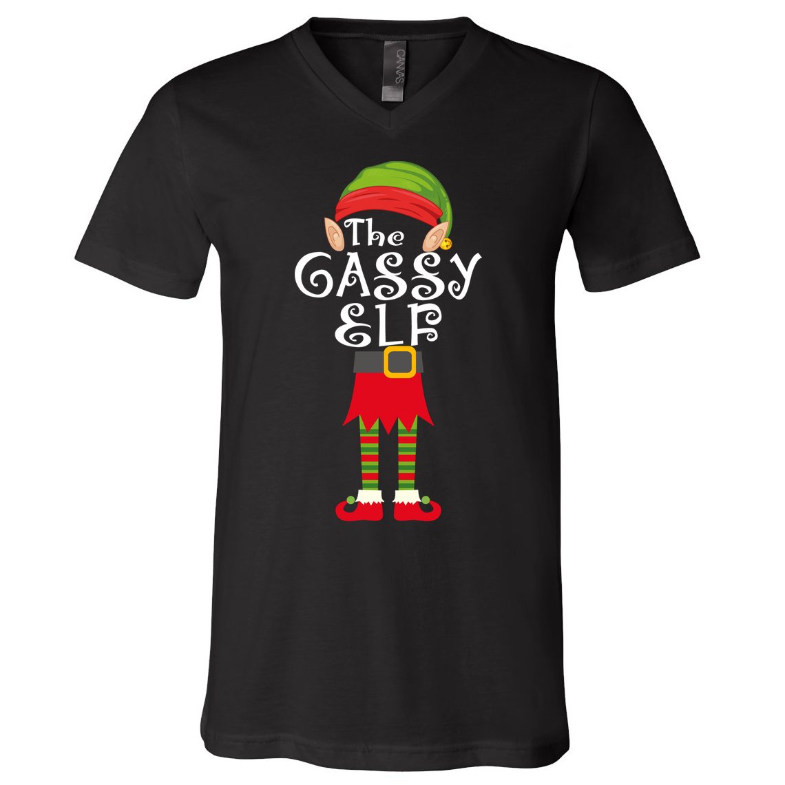 The Gassy Elf V-Neck T-Shirt