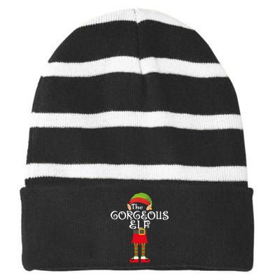 The Gorgeous Elf Striped Beanie with Solid Band