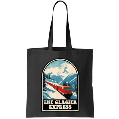The Glacier Express Switzerland Swiss Train Mountains Winter Bag