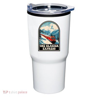 The Glacier Express Switzerland Swiss Train Mountains Winter Tumbler