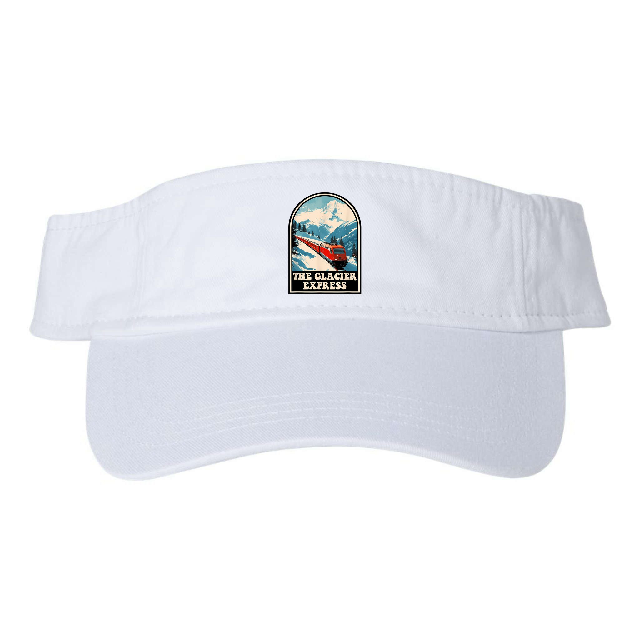 The Glacier Express Switzerland Swiss Train Mountains Winter Visor