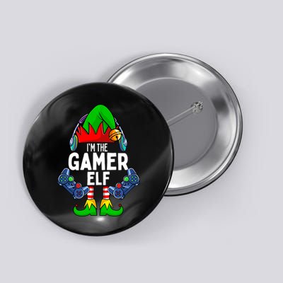 The Gamer ELF Matching Family Christmas Holiday Xmas Button