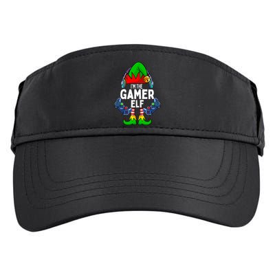 The Gamer ELF Matching Family Christmas Holiday Xmas Adult Drive Performance Visor